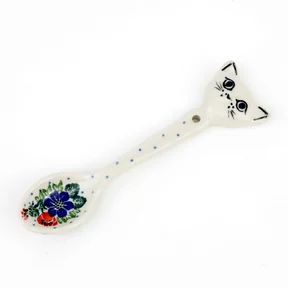 Łyżeczka kotek H19, 13,8 cm <br> 1535 Czerwony wianuszek
